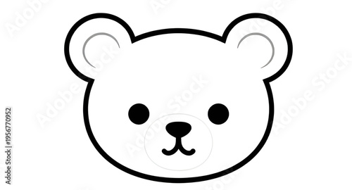 bears, bear, head, animal, wildlife, mammal, nature, wild, forest, predator, strong, power, fierce, face, portrait, eyes, nose, ears, fur, brown, black, grizzly, polar, cute, cartoon, character, masco