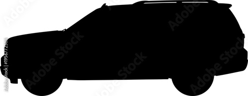 Full size luxury suv silhouette