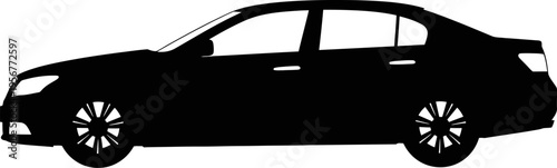 Full size premium sedan outline for high end travel
