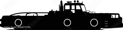 Heavy industrial tug vehicle profile for logistics
