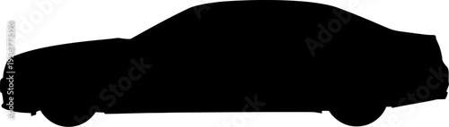 Modern executive sedan profile for urban commuting