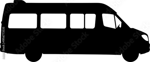 Passenger transport van shadow for urban shuttle service