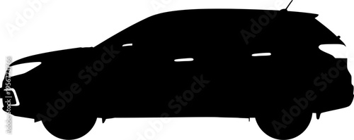 Spacious station wagon parked for a family outing