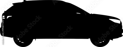 Urban crossover suv figure representing modern mobility