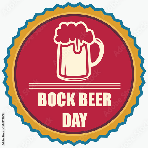 Bock Beer Day sticker