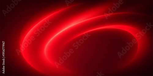 A soft abstract red background features flowing silk waves and subtle circular patterns with a smooth satin texture that creates a motion design backdrop for decorative wallpaper