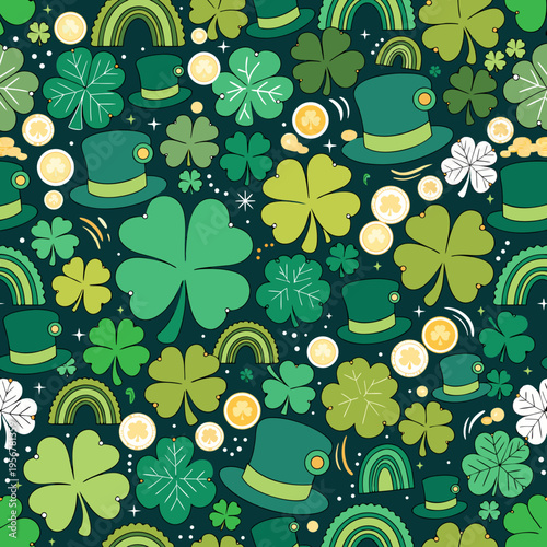 St. Patrick’s Day Seamless Pattern