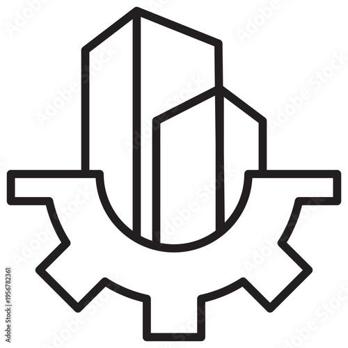 Infrastructure Outline Icon