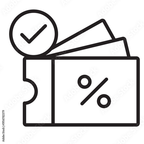 Coupon Outline Icon
