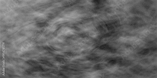 Black and white abstract background with smoky fur like texture and cloudy mist pattern