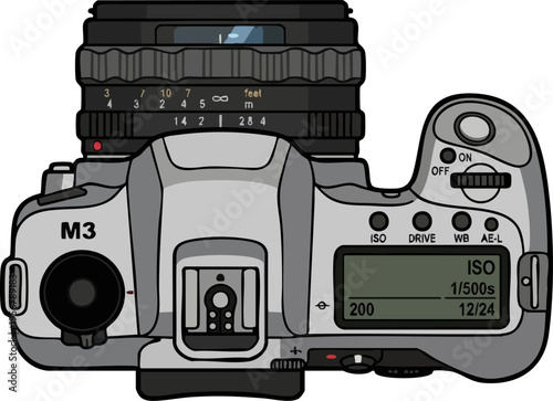 Vintage Film Rangefinder Camera Icon