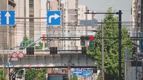 [Weather Phenomena] The Footage where the extreme heat causes the air to shimmer and distort the view. Tokyo during a heatwave.