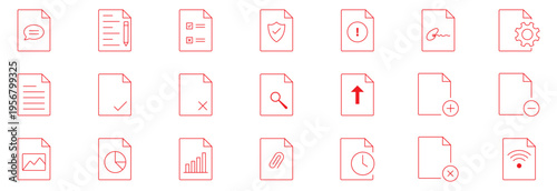 Compliance web icons in line style. Regulations, policy, legal document, quality control, responsibility, law. Editable stroke.