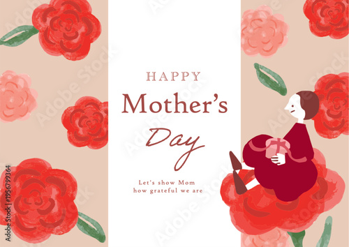 Floral Template Backgrounds for Mother's Day