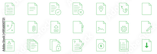 Compliance web icons in line style. Regulations, policy, legal document, quality control, responsibility, law. Editable stroke.