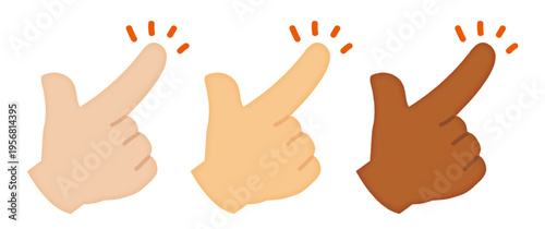 手の矢印イラスト/Hand arrow illustration
