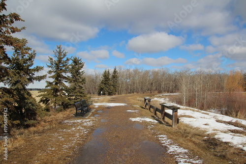 Wallpaper Mural Melted Trail, Pylypow Wetlands, Edmonton, Alberta Torontodigital.ca