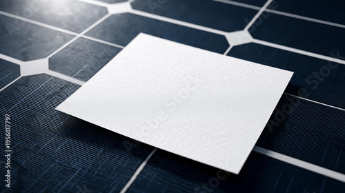 Blank Business Card on Sola...