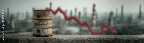 Economic Downturn: A rusted...
