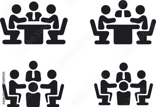 Roundtable discussion with multiple participants