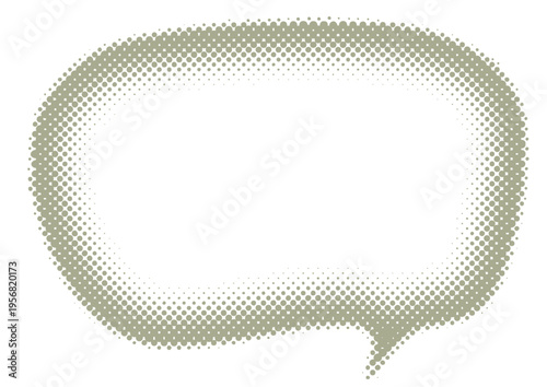 吹き出しのシンプルなイラストデザイン