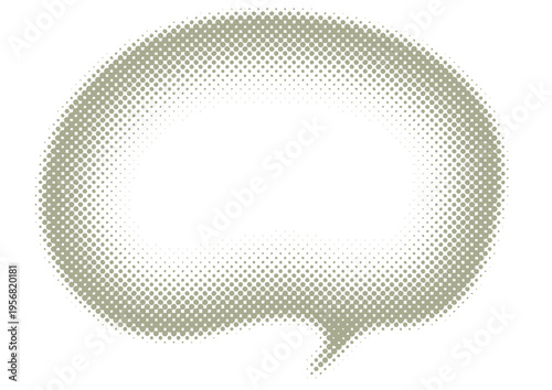 吹き出しのシンプルなイラストデザイン