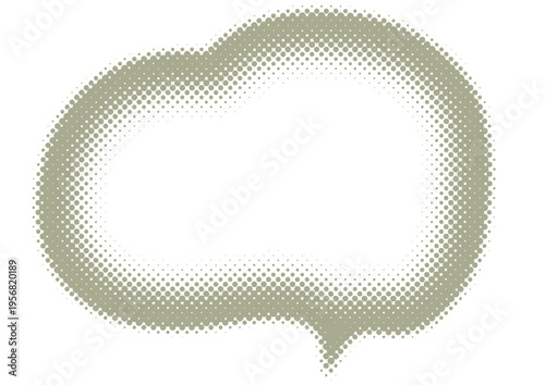 吹き出しのシンプルなイラストデザイン