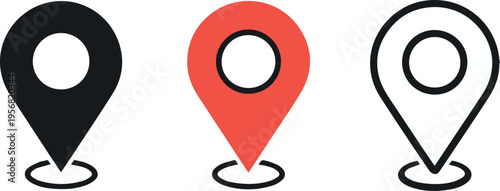 Map pins for navigation app