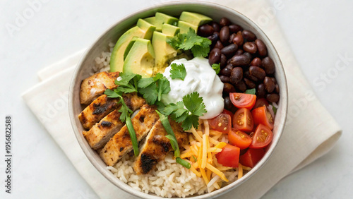 chicken burrito bowl 