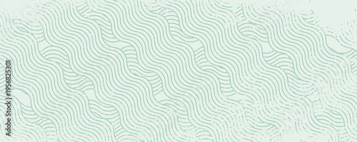 farm green banner, organic abstract background with fields. wavy green lines, natural organic products