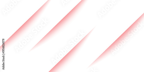 Abstract modern background with crossed tapes around place for your text - red on white - 3D-Illustration