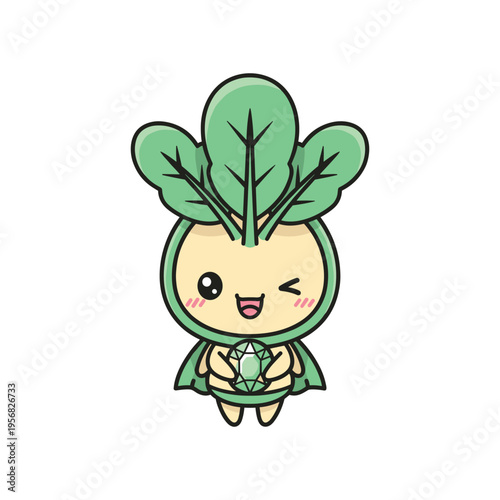 Kohlrabi Mascot Gem Commercial