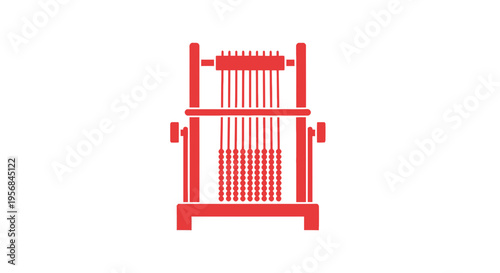 Traditional Chinese Abacus Calculator Instrument.