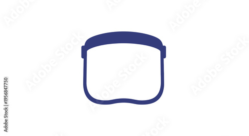 Blue Safety Goggles Protective Eyewear Equipment.