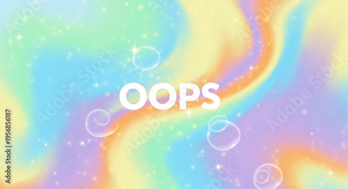 Oops Concept Background Error.