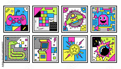 Retro Gaming Art Collection