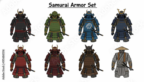 Samurai Armor Sets Collection