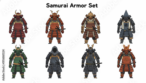 Samurai Armor Set: Traditional Japanese Warrior Outfits