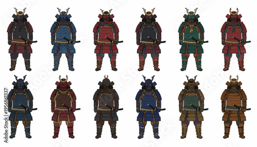 Samurai Warrior Armor Set - Traditional Japanese Warrior Outfits