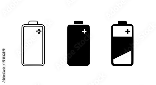 Battery Power Levels Icons