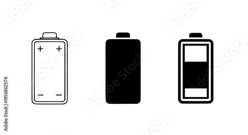Battery Power Levels Icons