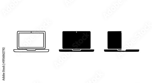 Simple Laptop Computer Views