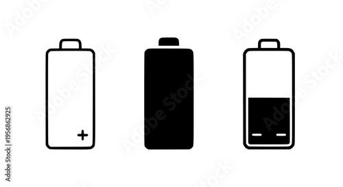 Battery Power Levels Icons