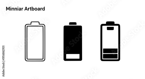 Battery Power Levels Icons