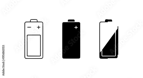 Battery Power Levels Icons