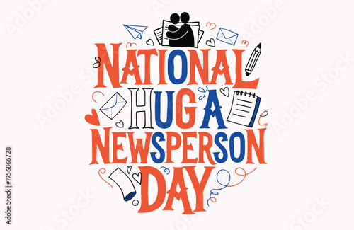 National Media Appreciation Day Vector Illustration, Reporter and News Theme