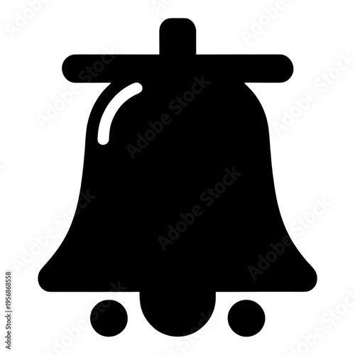 Bell Shape Outline Line Icon