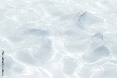 calm pale blue water surface with gentle ripples and soft light reflections, tranquil and soothing mood