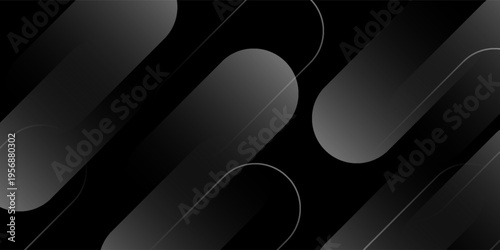 Black abstract background. Elegant dark diagonal shape elements.