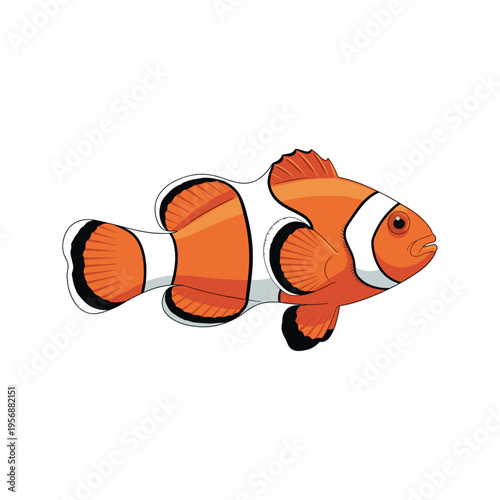 Colorful Orange Fish Toy Closeup.